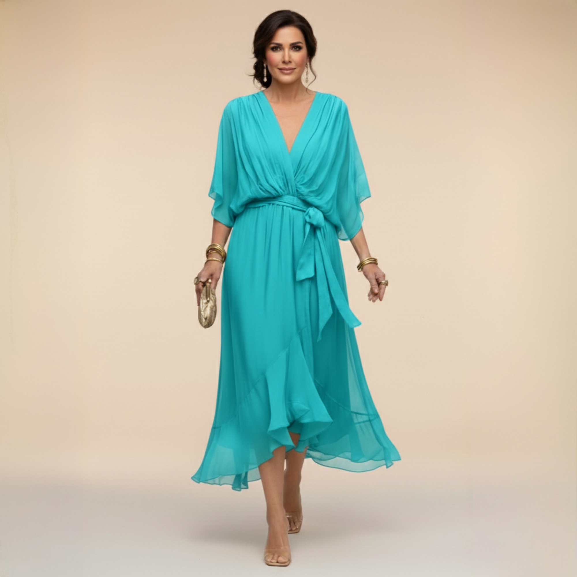 Maria Abito in Chiffon