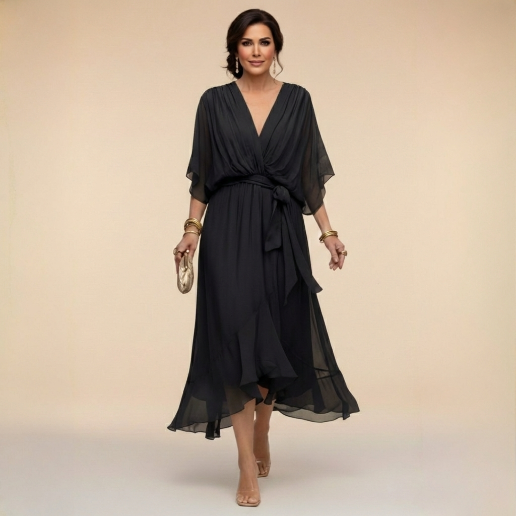 Maria Abito in Chiffon