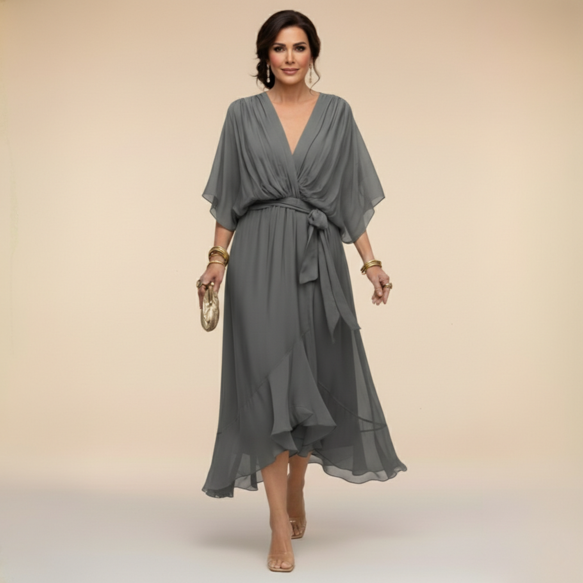 Maria Abito in Chiffon