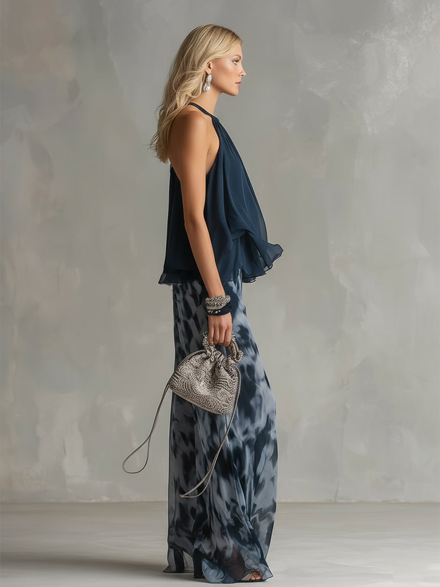 Ludovica Completo in Chiffon Elegante