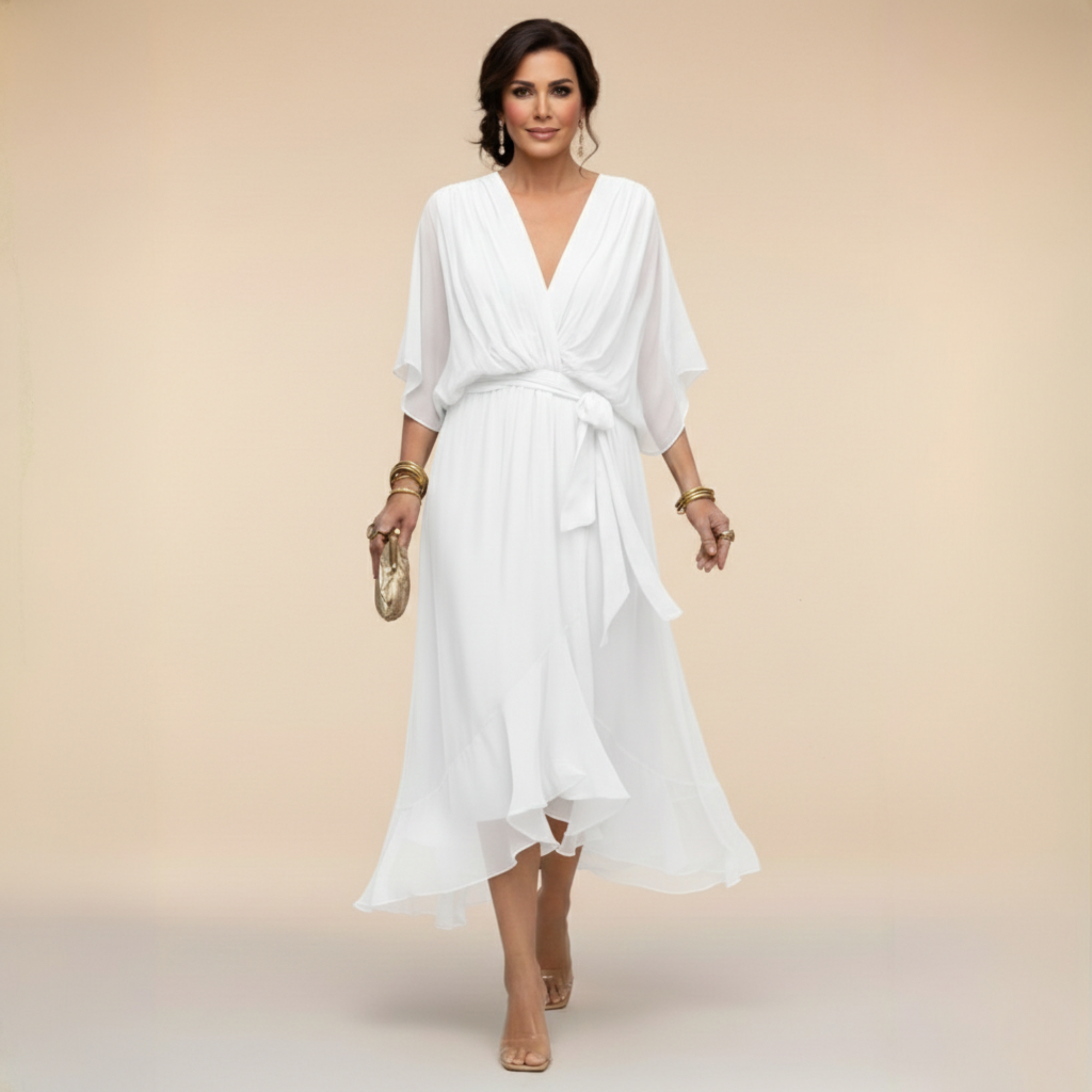 Maria Abito in Chiffon