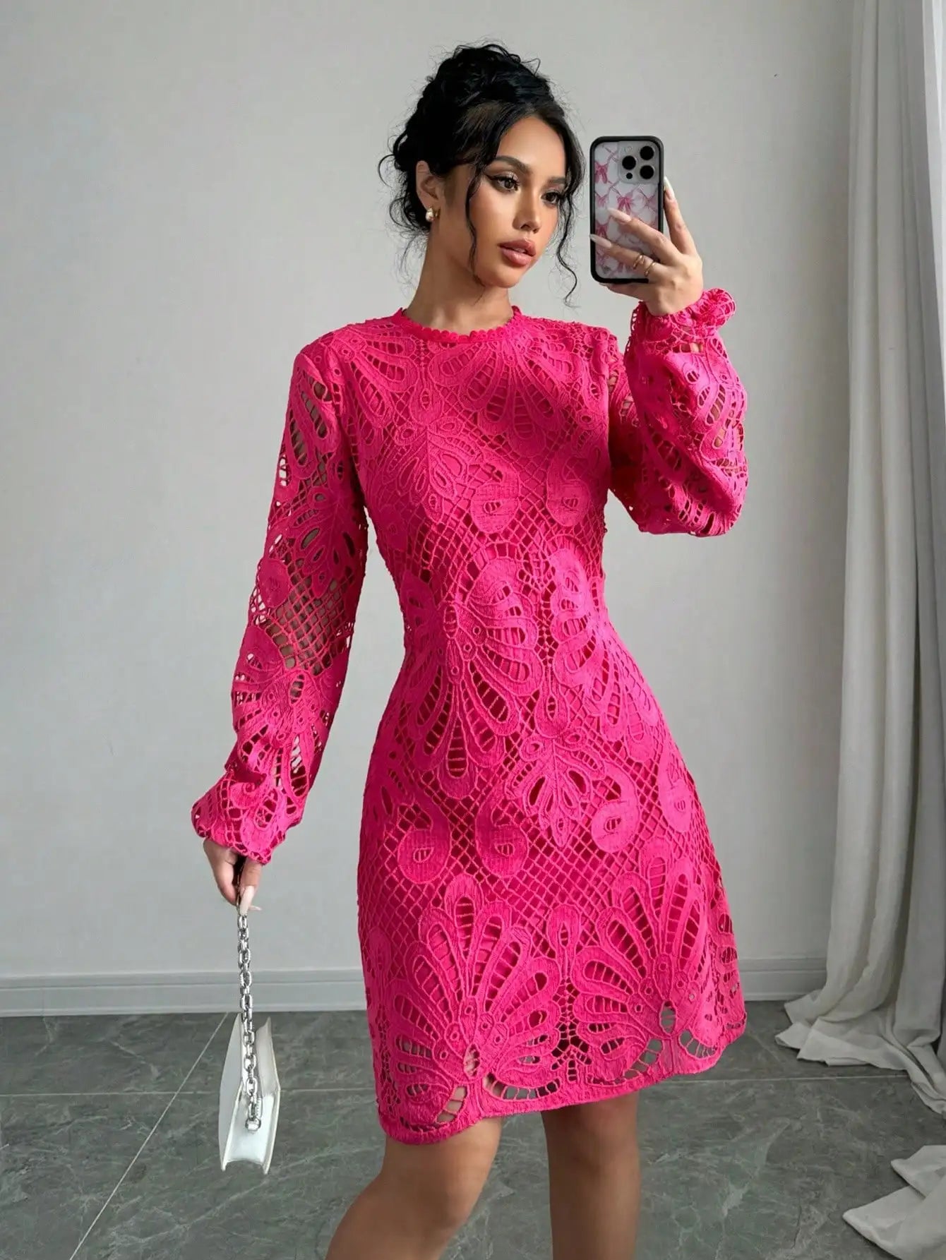 Serena Abito in Pizzo Elegante