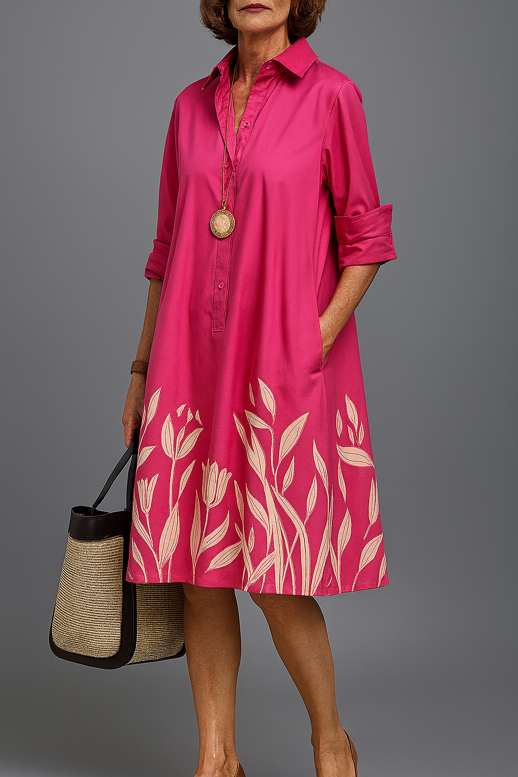 Vestito Midi Comfort Lineare
