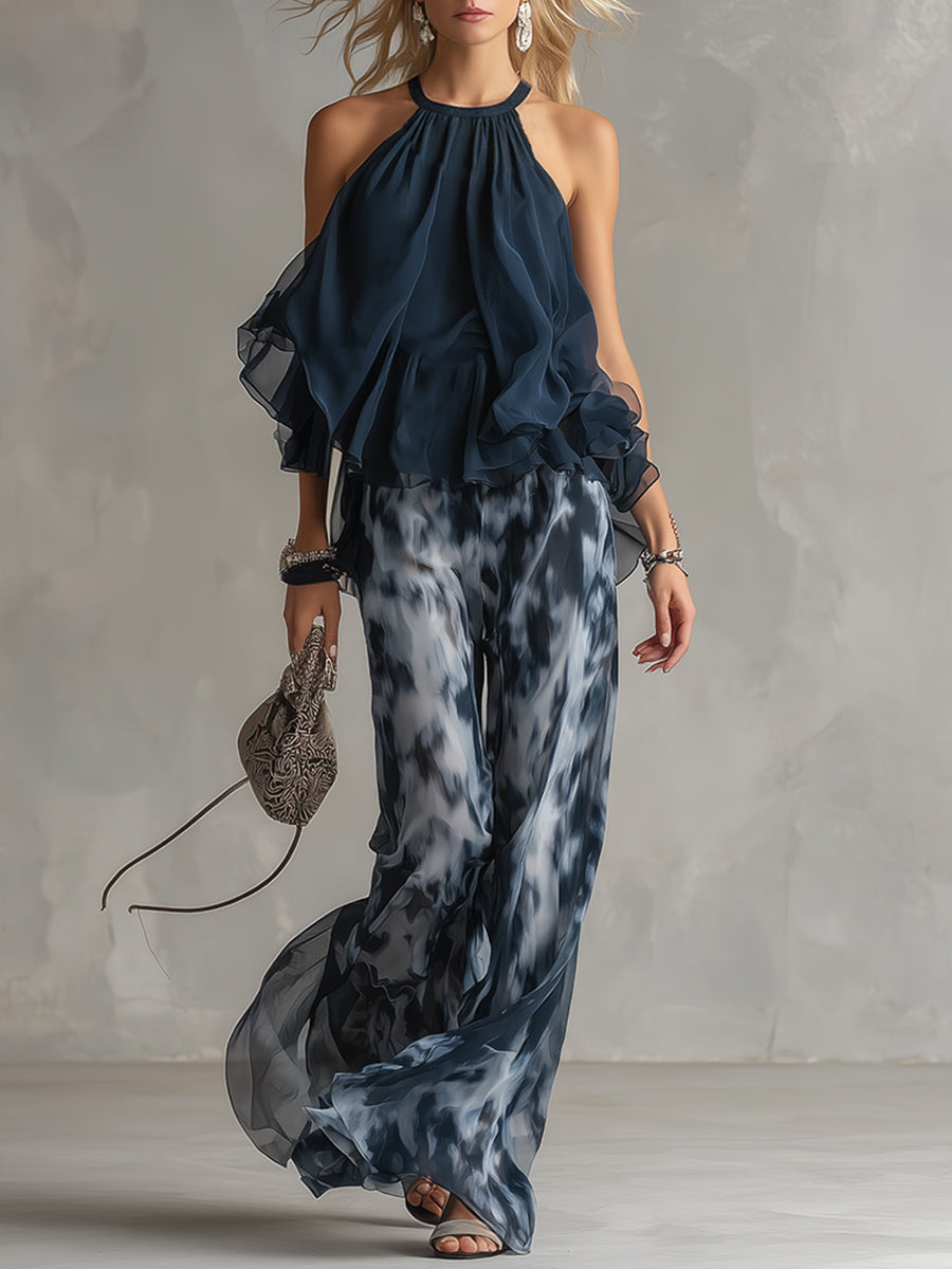 Ludovica Completo in Chiffon Elegante