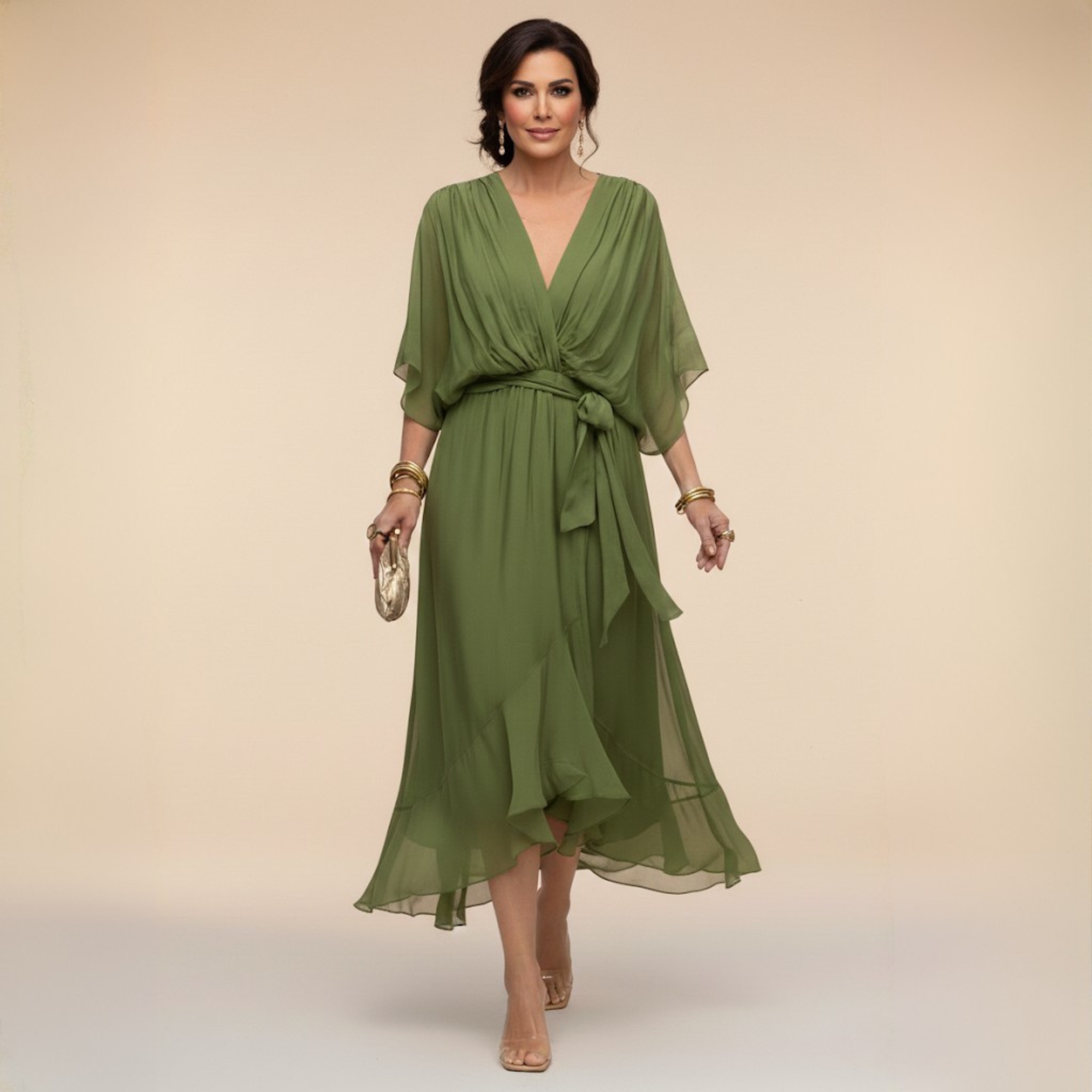 Maria Abito in Chiffon