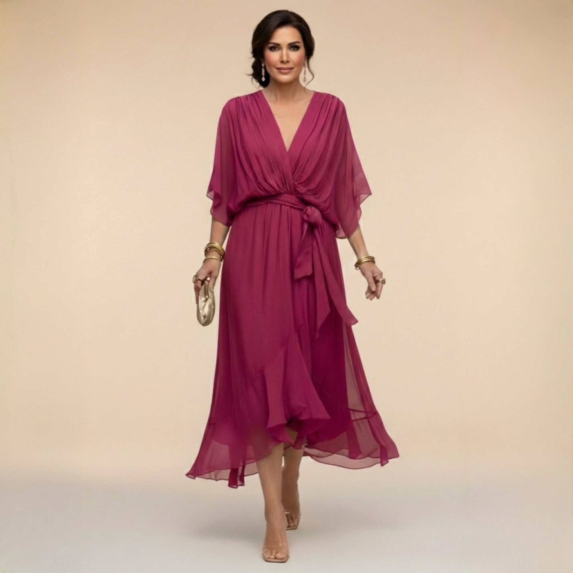 Maria Abito in Chiffon