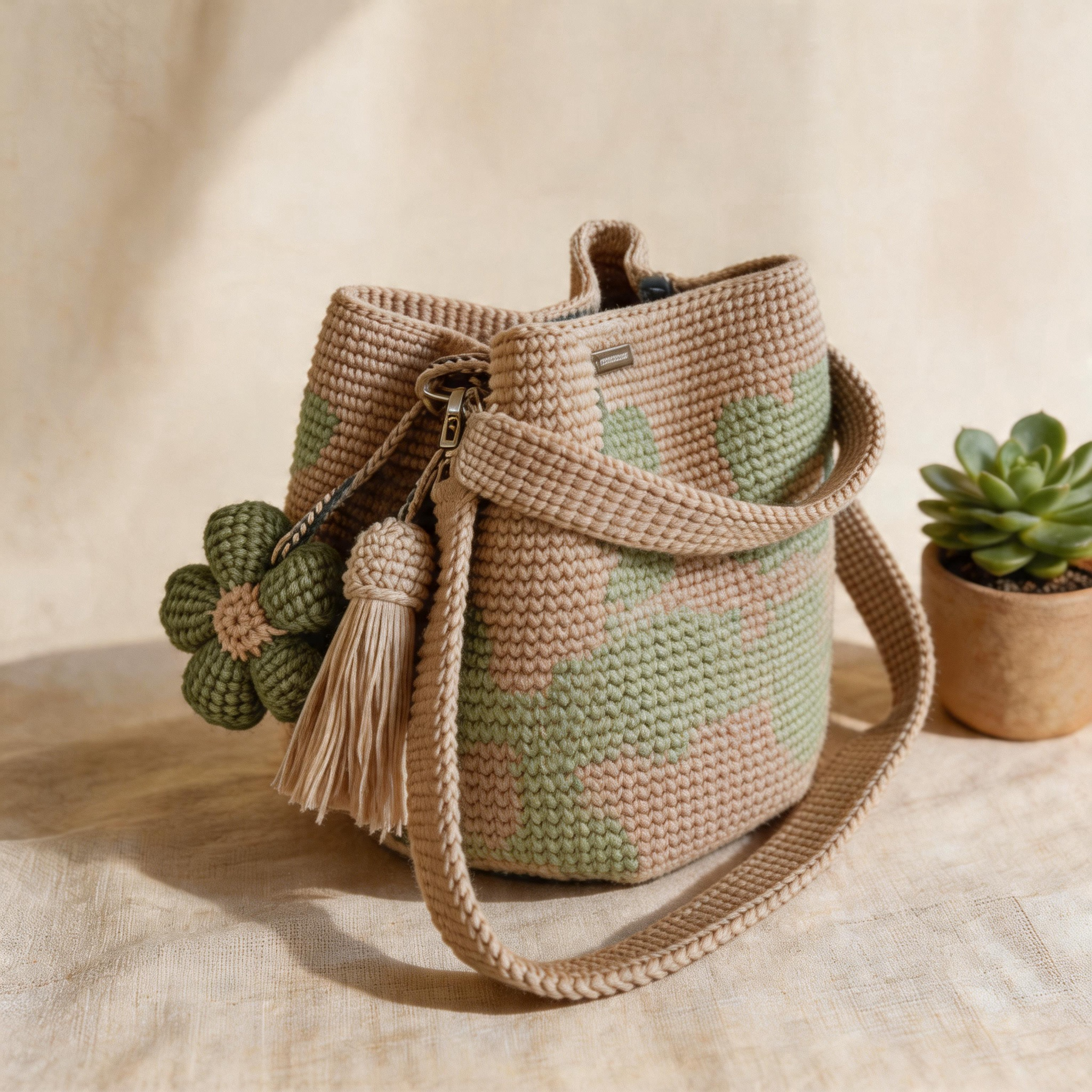 Fiorella Borsa Floreale all’Uncinetto 🌼