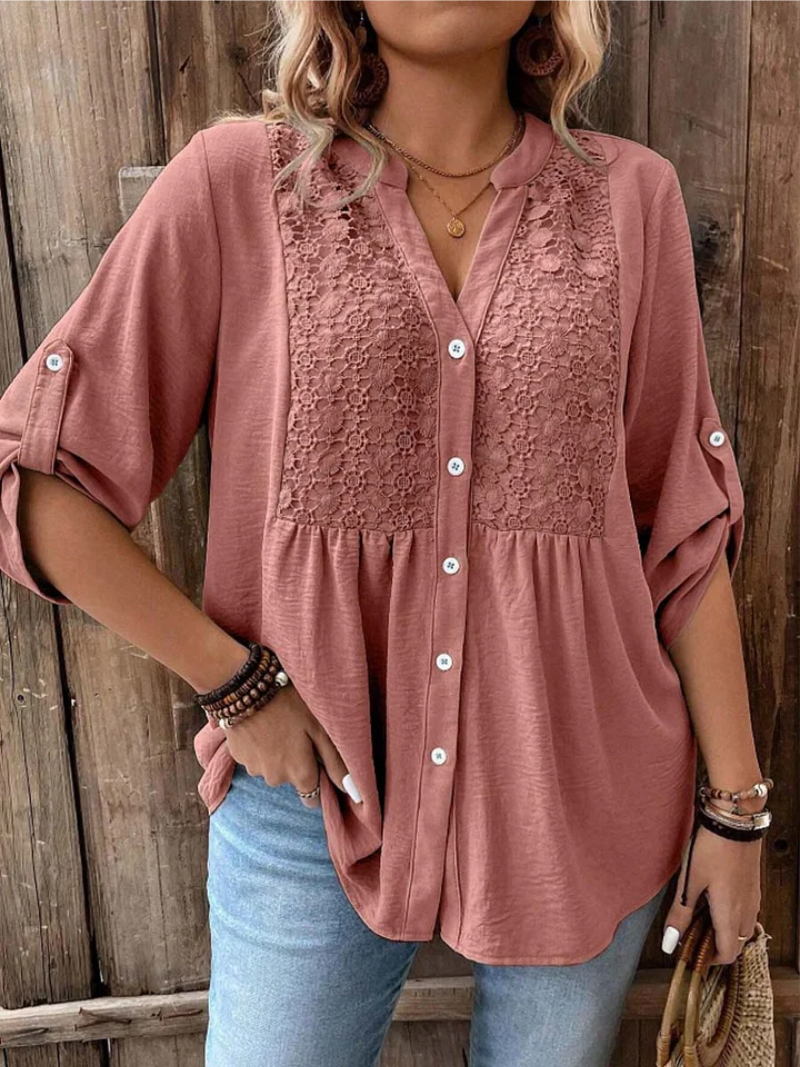 Sofia – Blusa elegante con scollo a V