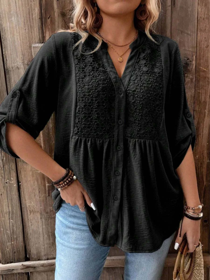 Sofia – Blusa elegante con scollo a V