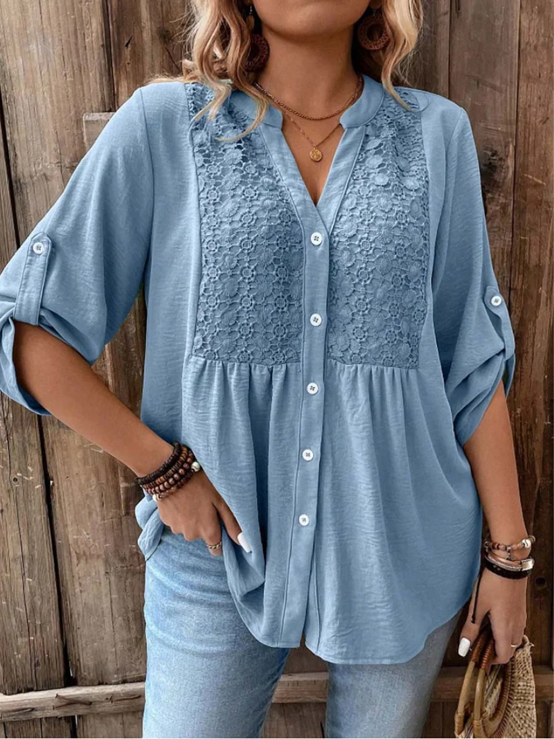 Sofia – Blusa elegante con scollo a V