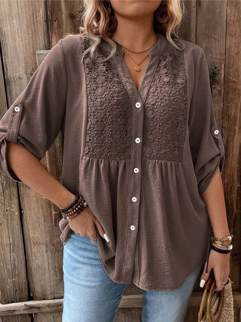Sofia – Blusa elegante con scollo a V