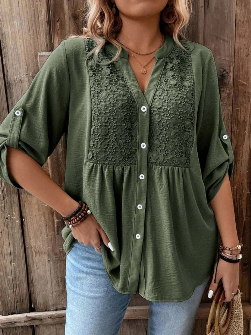 Sofia – Blusa elegante con scollo a V