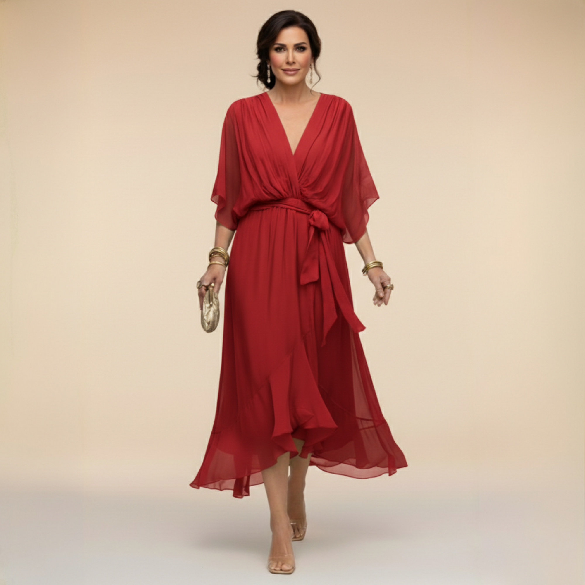 Maria Abito in Chiffon