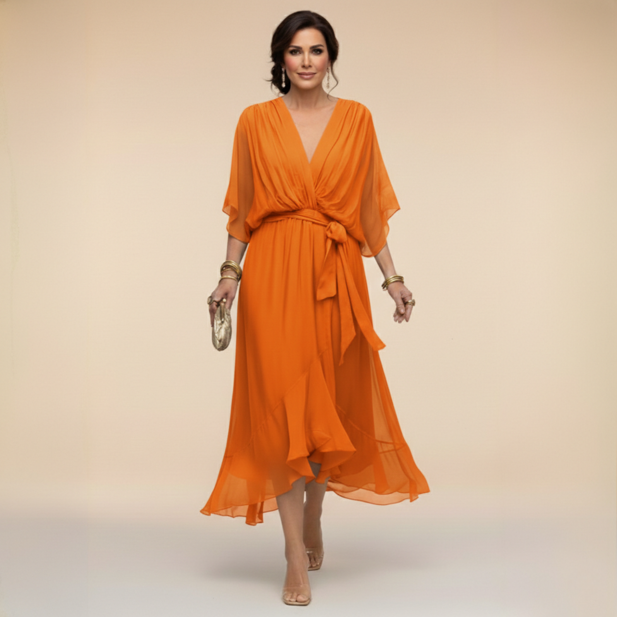 Maria Abito in Chiffon