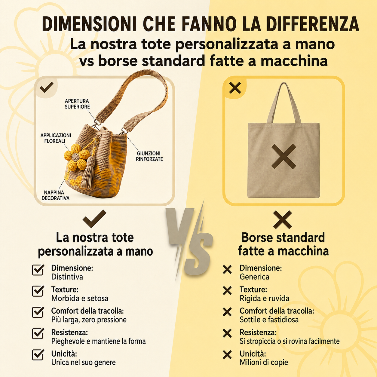 Fiorella Borsa Floreale all’Uncinetto 🌼