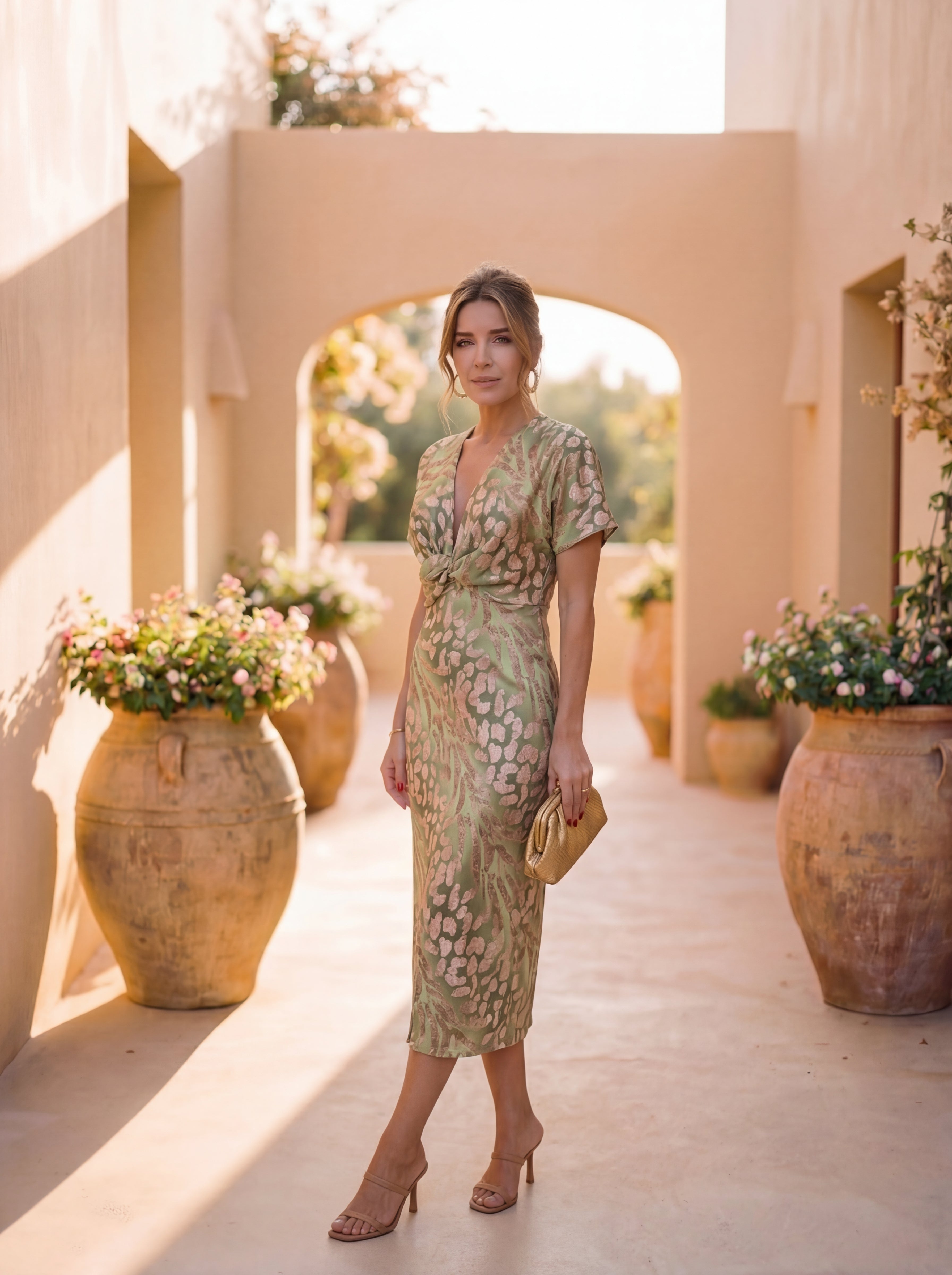 Valeria Abito Elegante Fluido