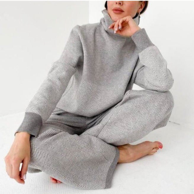 Completo Donna Elegante Giada – Comfort e Stile in Maglia