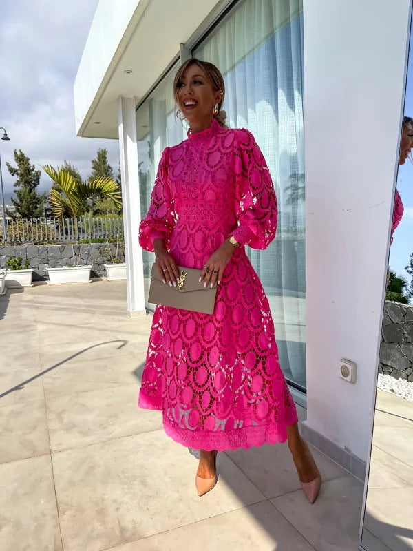 Chiara Abito in Pizzo Elegante