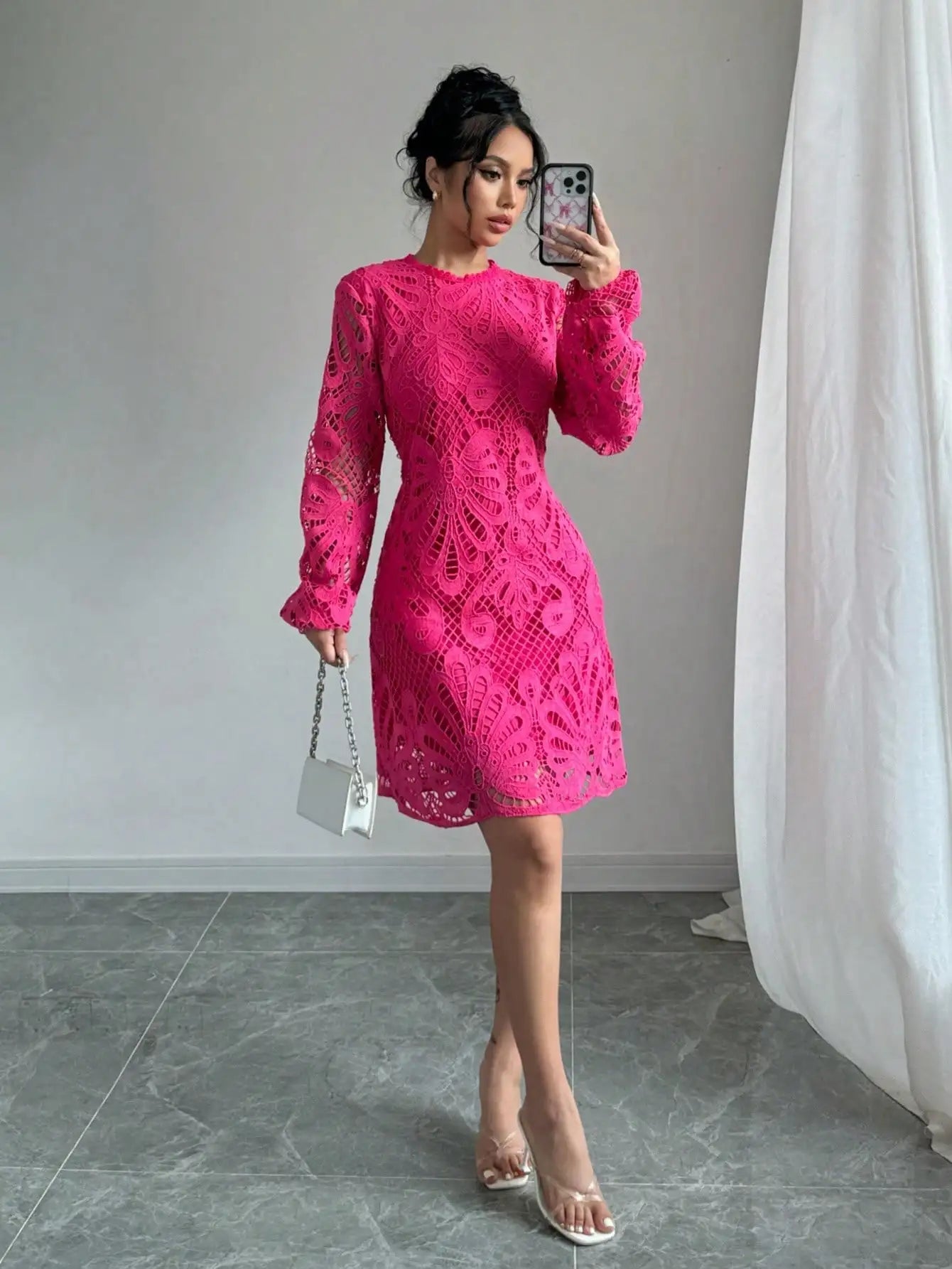 Serena Abito in Pizzo Elegante