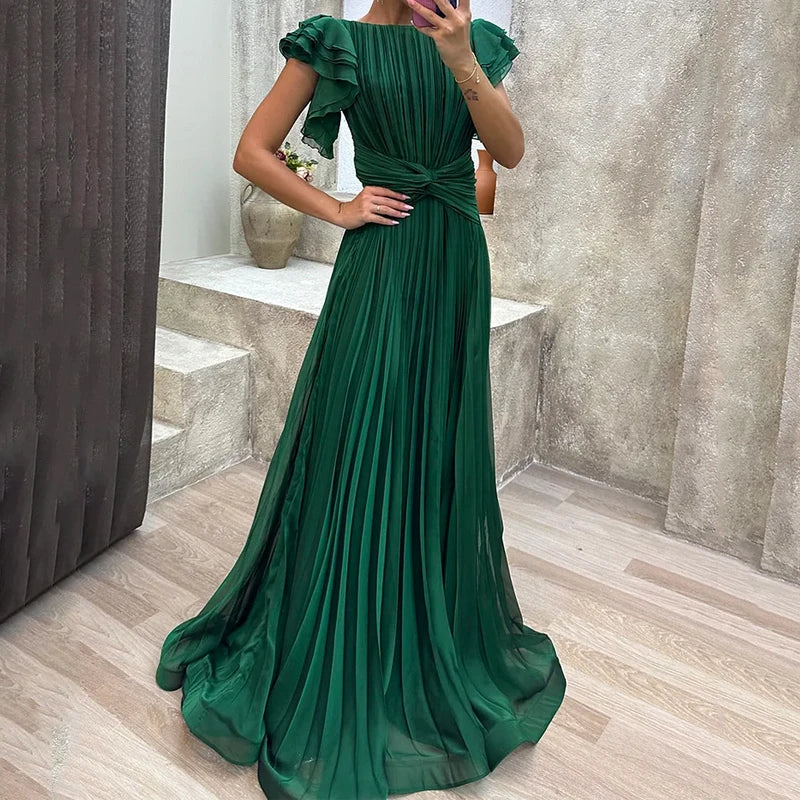 Celeste Abito plissé elegante