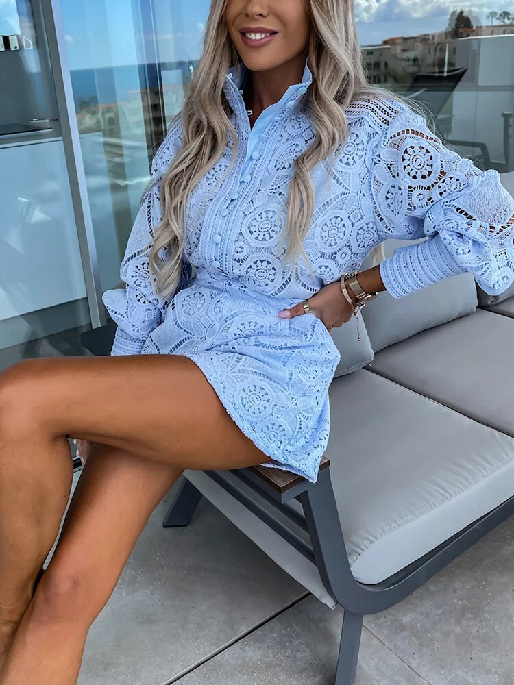 Giada Completo Corto in Pizzo Moderno