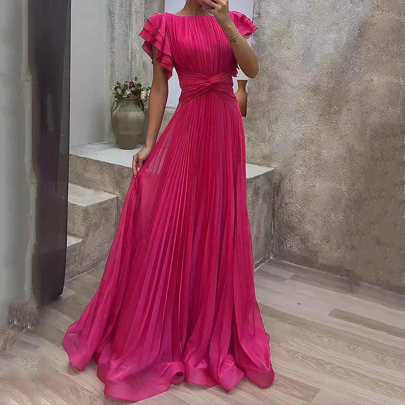 Celeste Abito plissé elegante