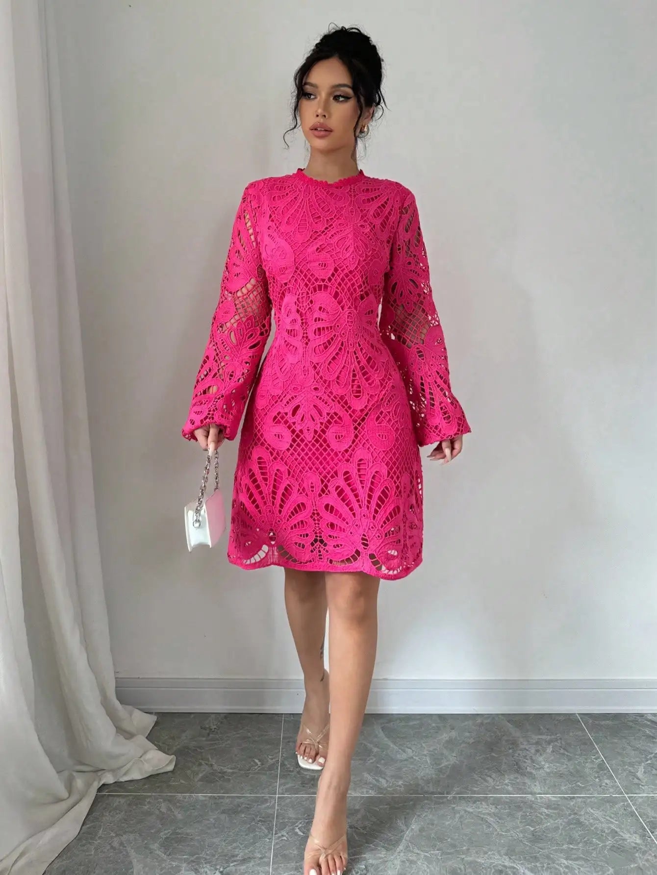 Serena Abito in Pizzo Elegante