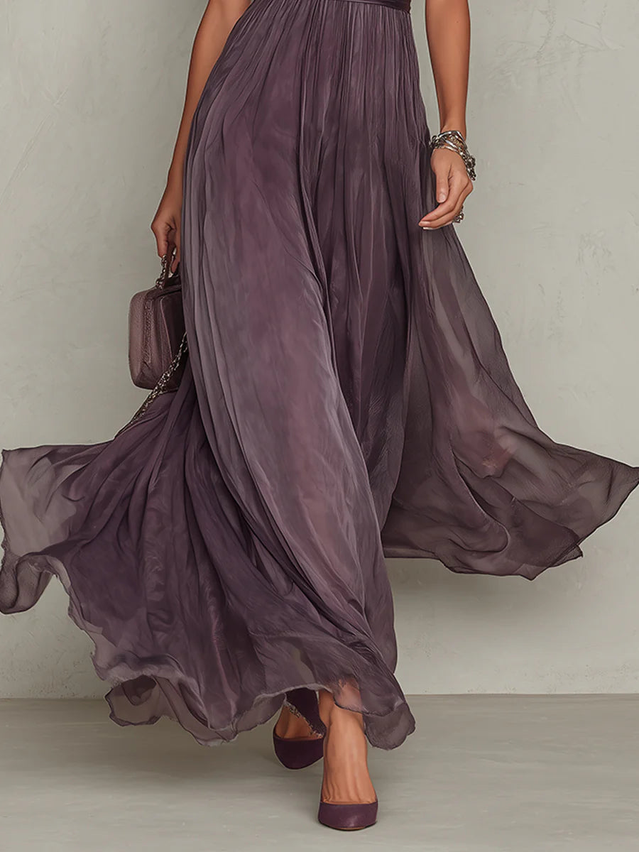 Flavia Abito Elegante in Chiffon