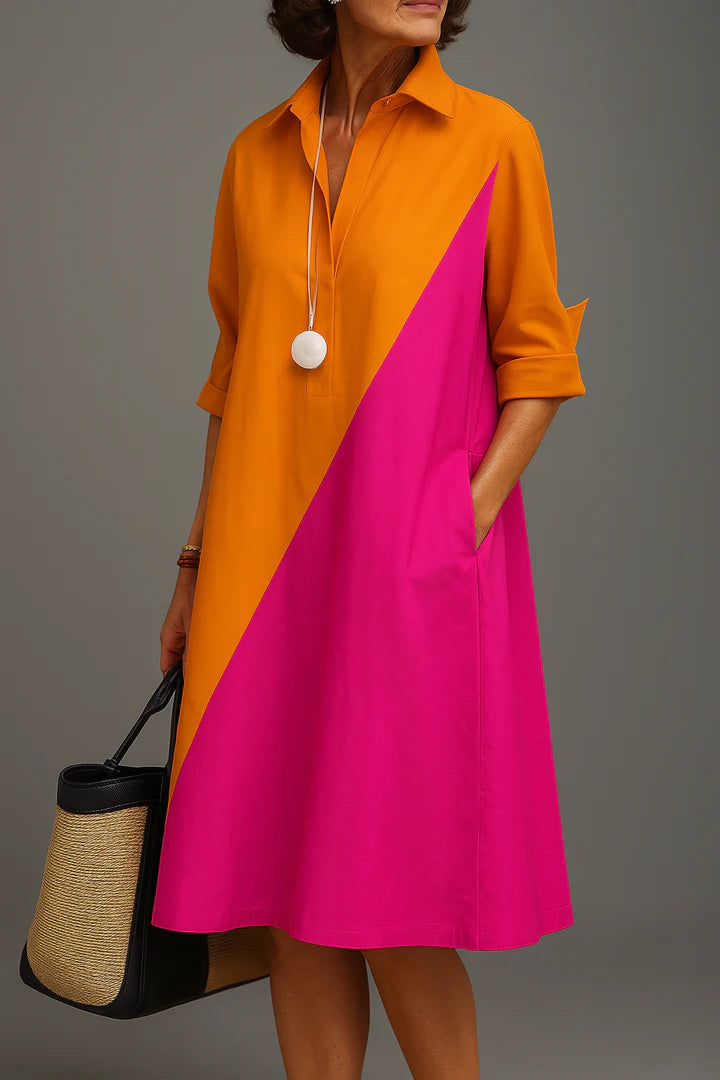 Vestito Midi Comfort Lineare