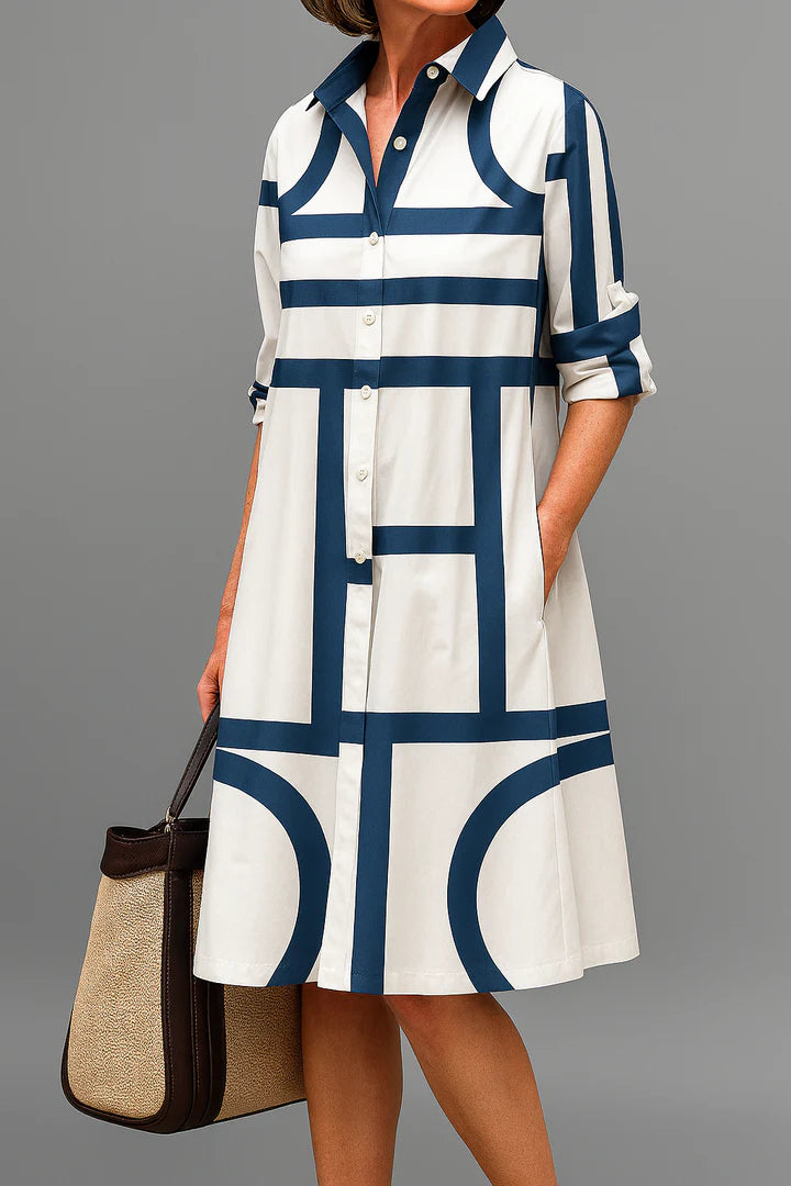 Vestito Midi Comfort Lineare