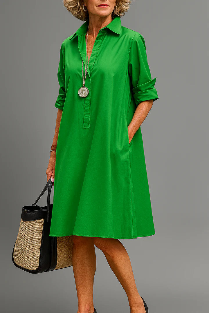 Vestito Midi Comfort Lineare