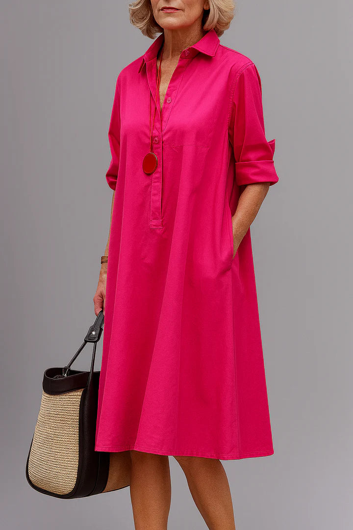 Vestito Midi Comfort Lineare