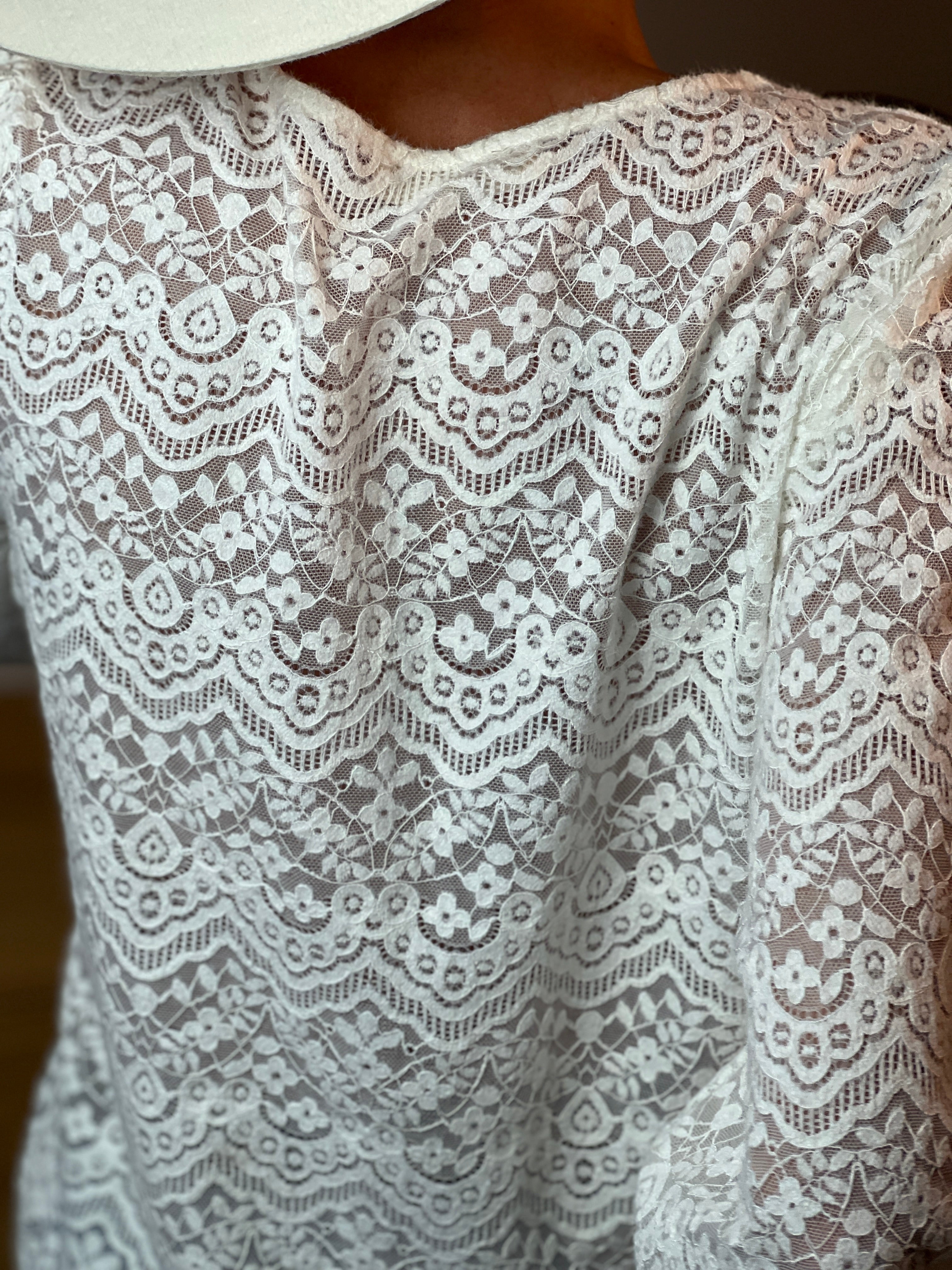 Hippoline Blusa in Pizzo