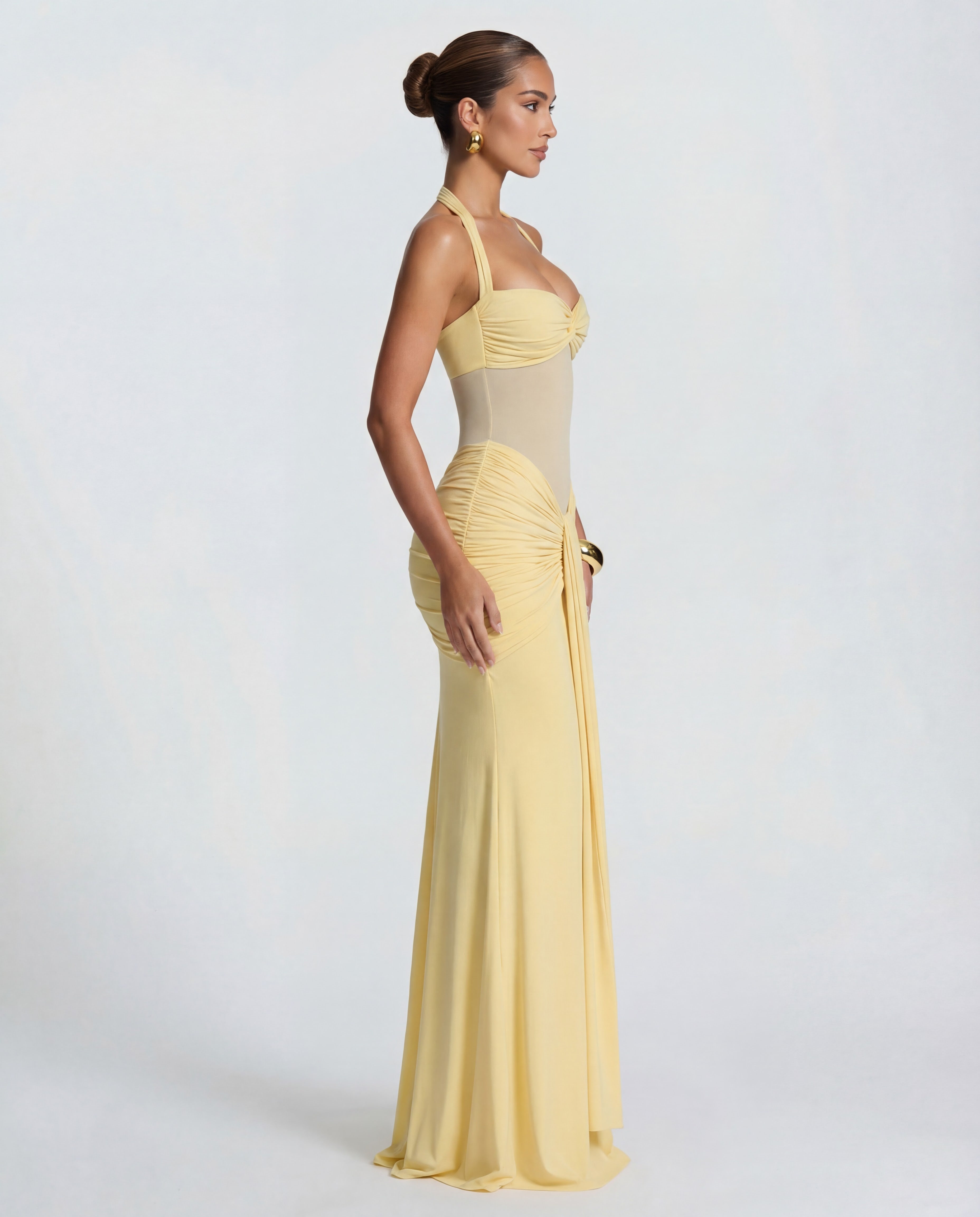 Selena Abito Drappeggiato